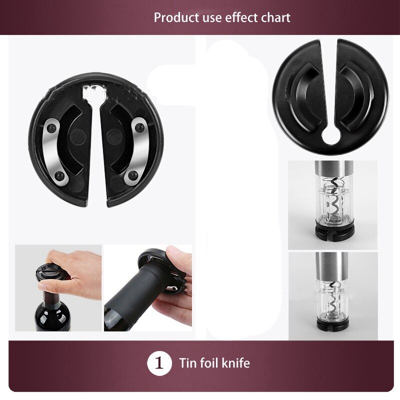Smart Electric Wine Opener Corkscrew Cordless Automatic Corkscrew Wine Bottle Openers Dry Battery Kitchen Tool