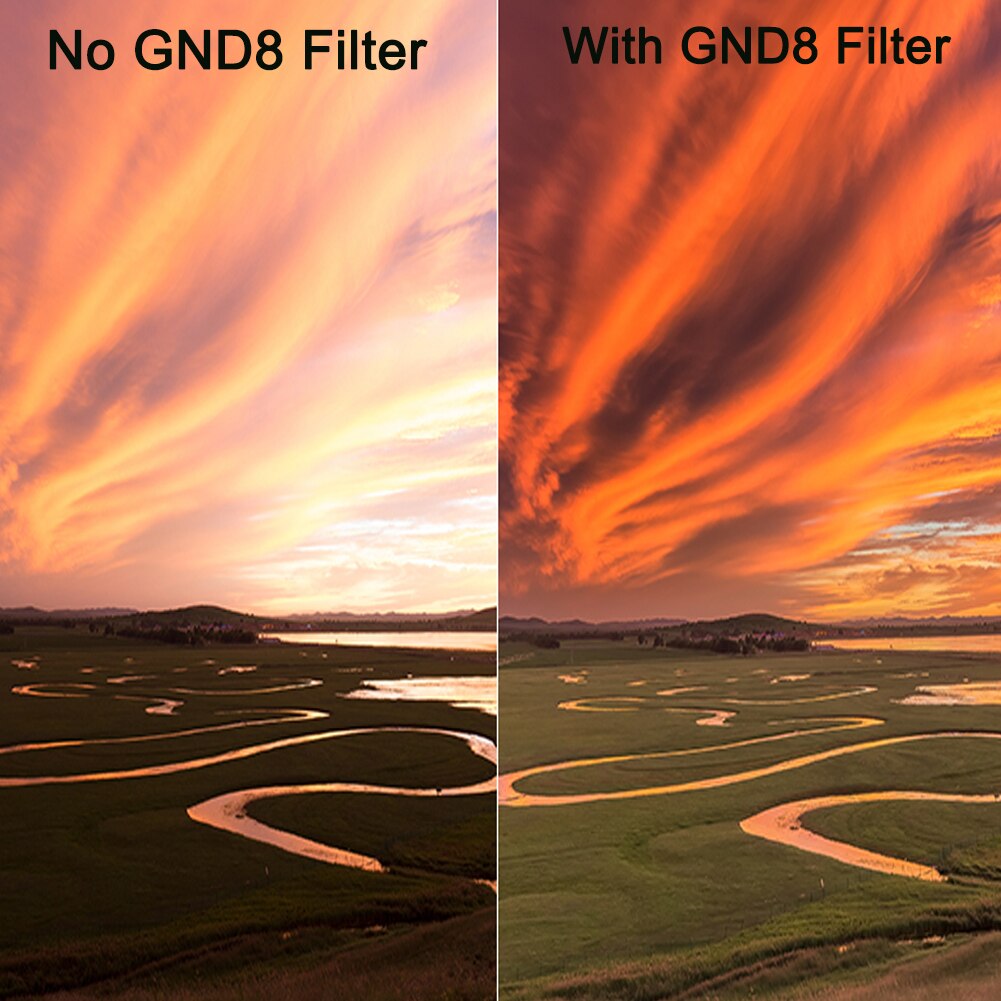 BTFOOR Gradient Nd Gnd Filter 49 52 55 58 67 72 77 82 Mm for Camera Canon Lens EOS M50 6d 250d 600d Nikon D3200 D3500 Sony A6000