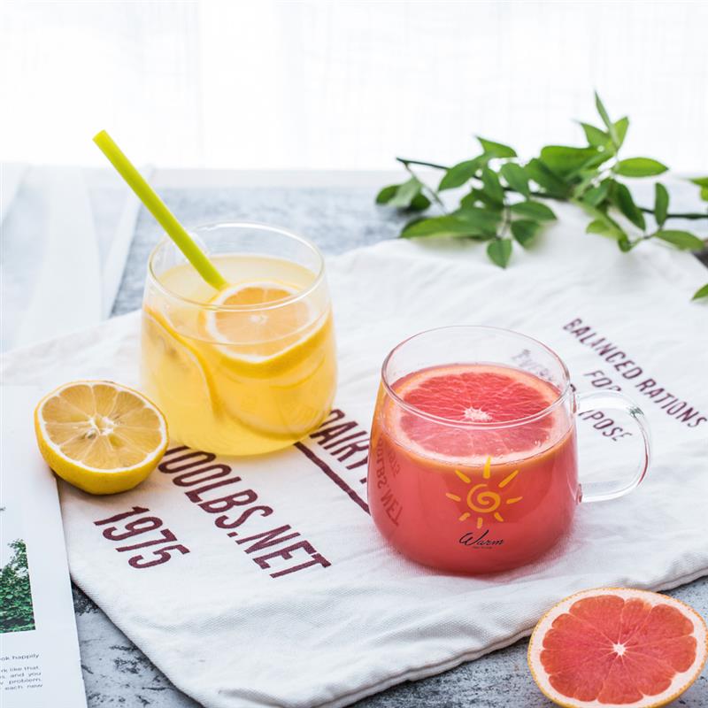 450ml kirkasta lämmönkestävää teetä olutmuki mehukuppi kahvikupit muki lasimuki lämmönkestävä juoma-astia juomamuki kupit