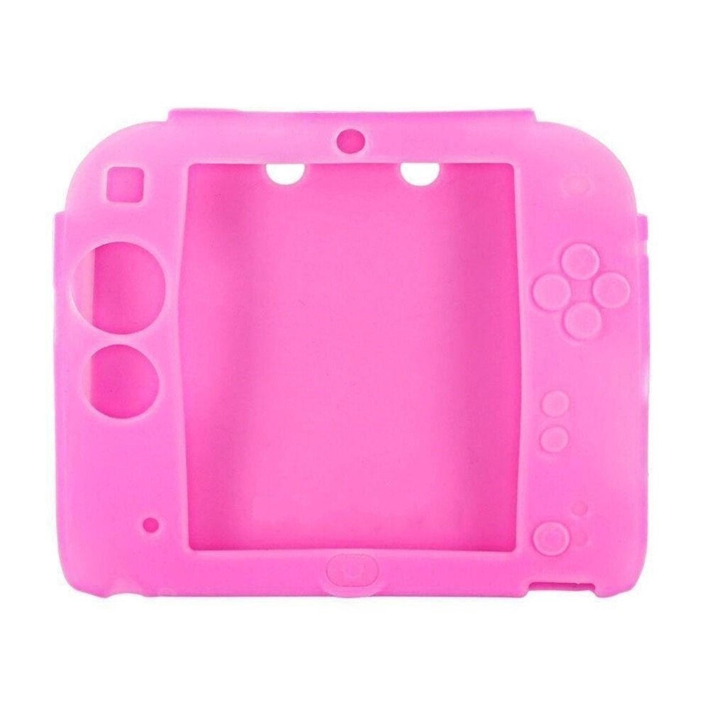 Custodia laterale in Silicone per custodia completa 2DS custodia in Gel di gomma custodia in pelle custodia per accessori 2DS: Pink