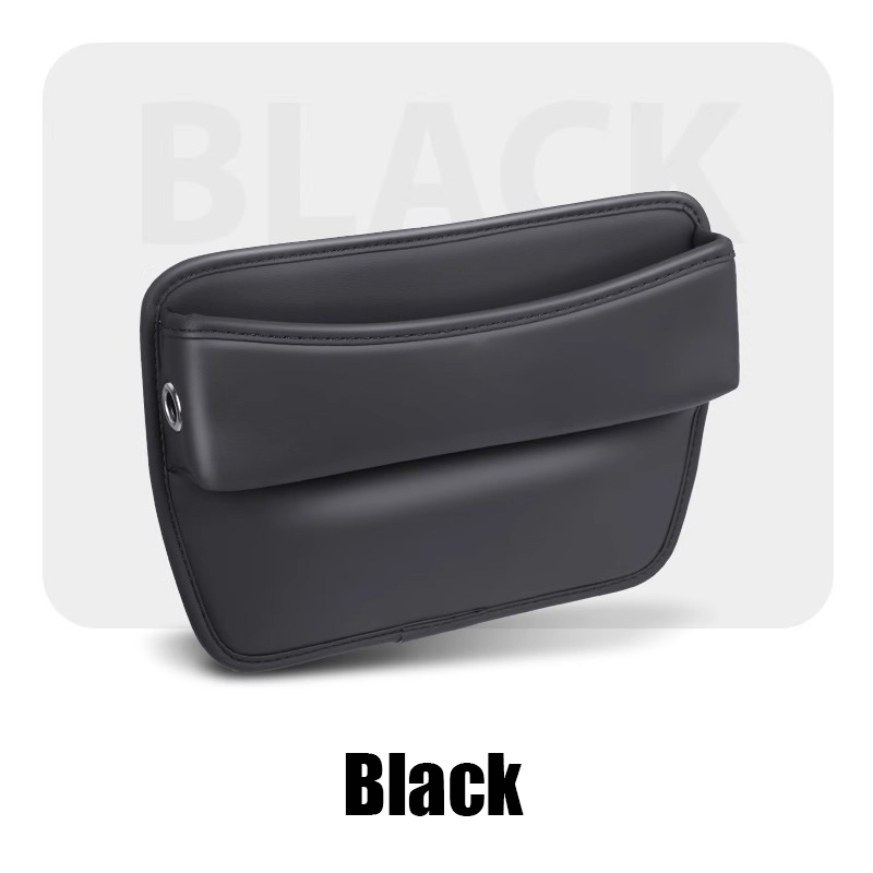 Caja de almacenamiento organizadora para espacio de asiento de coche, cartera multifunción de bolsillo, llaves, tarjetero, soporte para teléfono, caja de almacenamiento portavasos automático, 1 Uds.: Gris