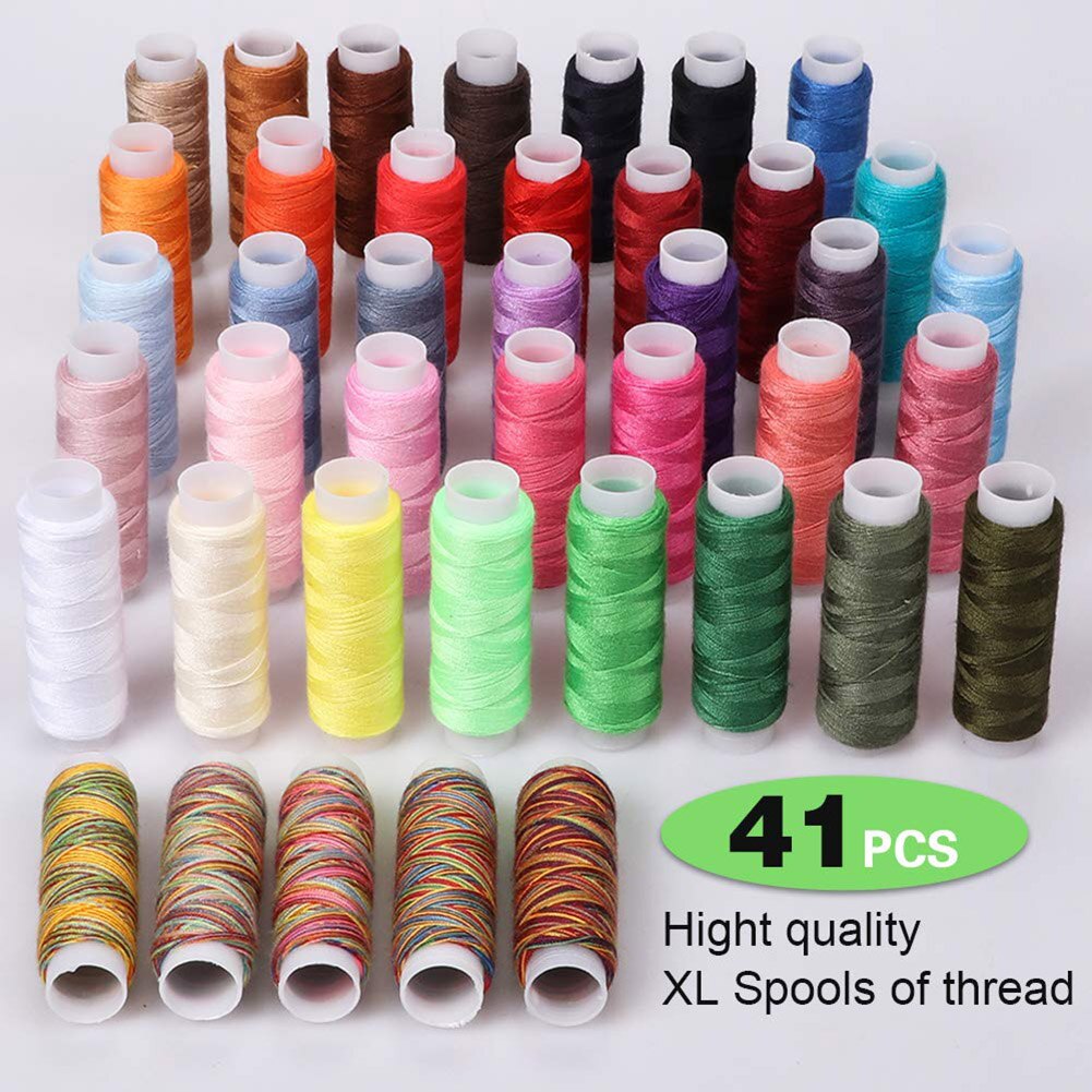 200pcs Sewing Kit Box DIY Sewing Thread Needles Kits Set Hand Stitching Knitting Tools Craft Thread Sewing Accessories
