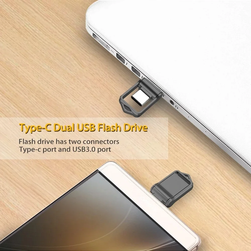 Xiaomi Metal Flash Drive USB 3.2 2TB High Speed Transfer Type-C Interface Dual-Use Flash Memory Stick For Mobile Phone Computer