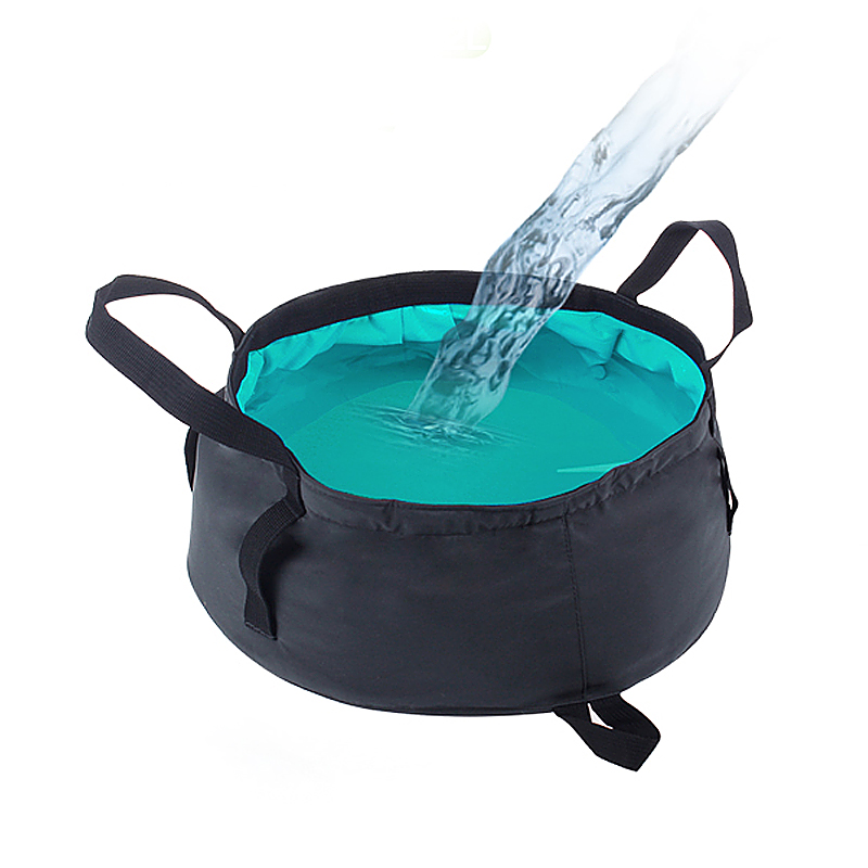 Travel Foldable Basin Camping Washbasin Water Bucket Folding Basin Foot Bath Bag Outdoor Luggage Packing Organizers Accessories