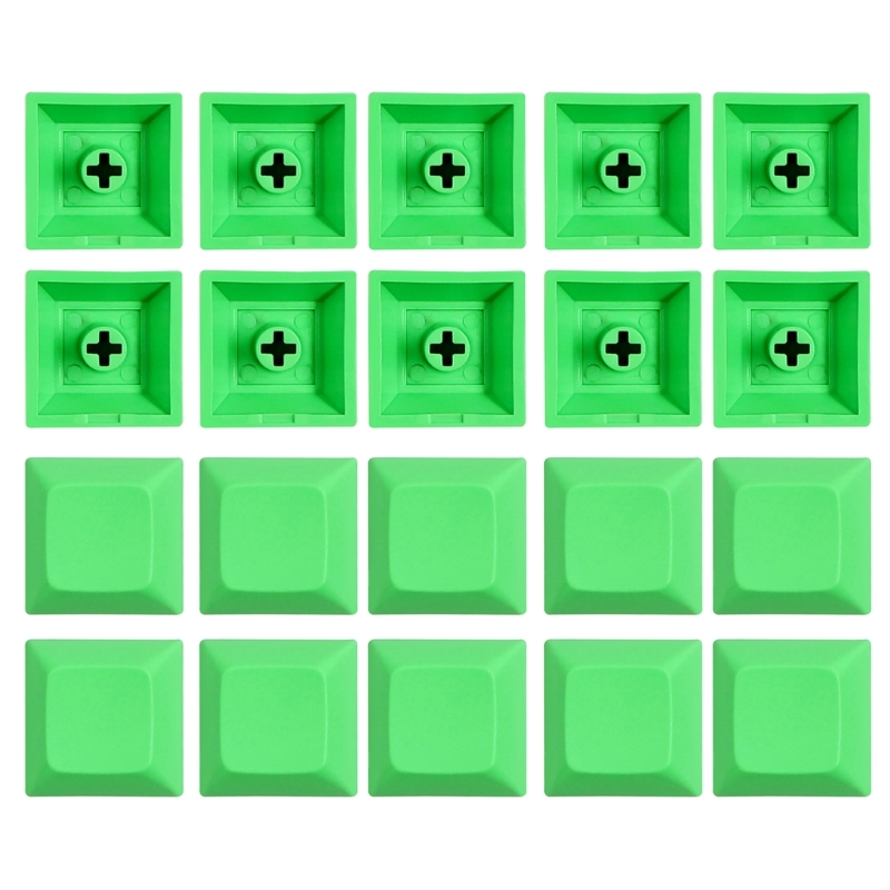 DSA 1U Keycap Set PBT Blank Keycaps DSA Profile 1U Height Keycap Set For Gaming Mechanical Keyboard 20PCS