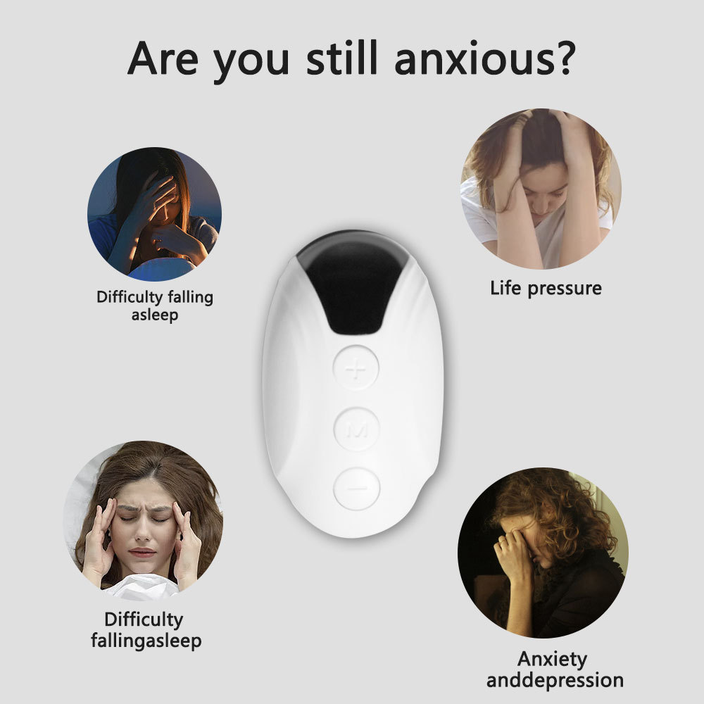 Slim slaapinstrument Angstverlichting Neuro-slaapzenuwen Slapeloosheid Kalmeren apparaat Gezonde pulsstimulatie Handheld slapen