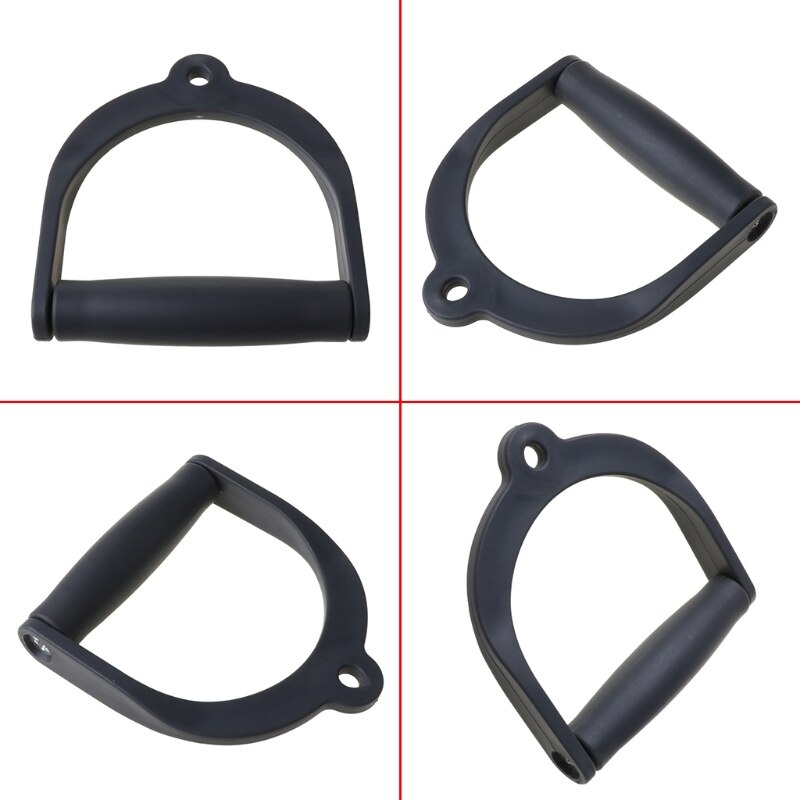 Durable Wide Resistant Pull Rope Handle Grip Heavy Duty Fitness D-Handle E56D