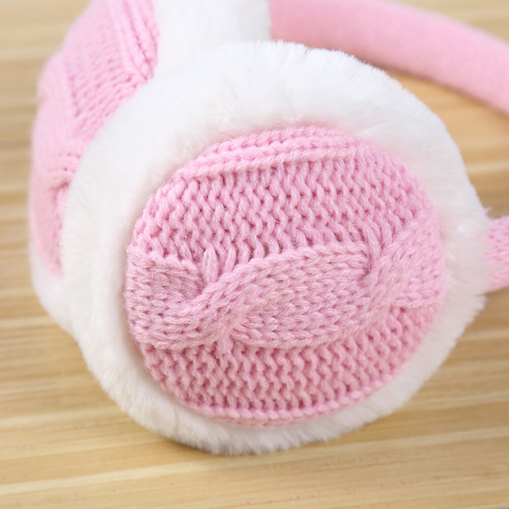 Cache-oreilles pour femmes, cache-oreilles, en peluche, tricoté, en peluche, accessoire pour filles, bandeau, hiver