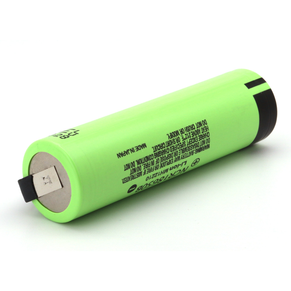 NCR18650B 3400Mah 3.7V 18650 Batterij Lithium Oplaadbare Batterijen ((Lassen Nikkel))