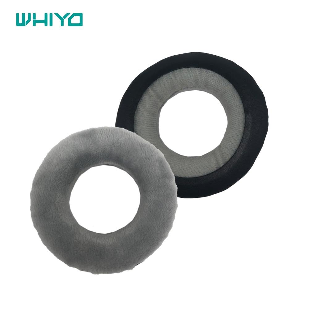 Whiyo diy zachte fluwelen vervangende oorkussens voor focal clear elear elex clear pro utopia stellia elegis kussenhoes oorkussens: Grijs