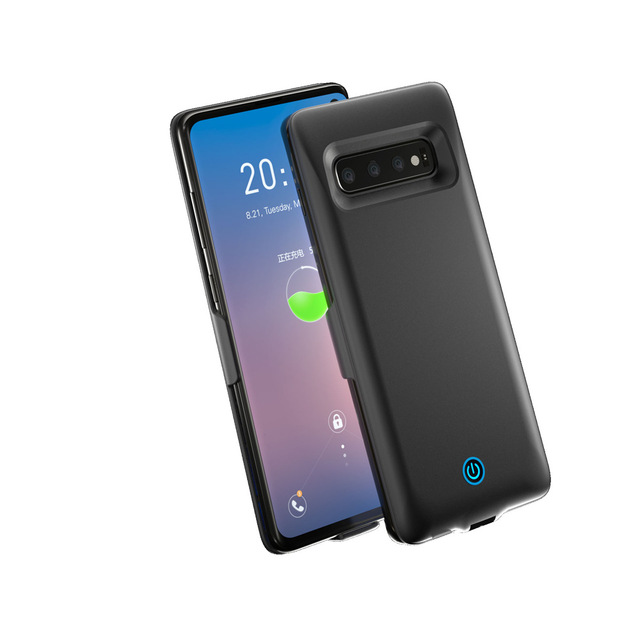 KQJYS – coque de chargeur de batterie Portable 7000mAh, étui pour Samsung Galaxy S10e, batterie externe étendue: Black