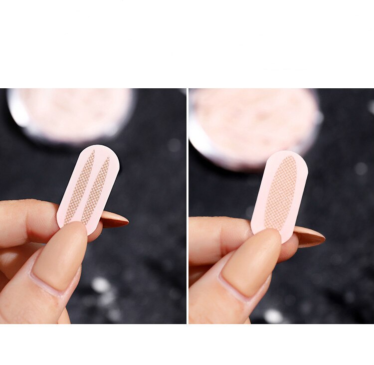 150Pcs Lace Mesh Dubbele Ooglid Sticker Voor Vrouwelijke Dubbelzijdig Non-marking Natuurlijke Grote Ogen Onzichtbare Mesh binnenste Dubbele Ooglid