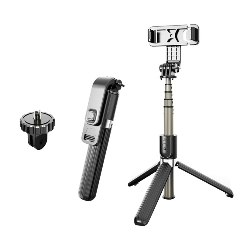 Draadloze Bluetooth Selfie Stok Statief Opvouwbare Monopods Uitschuifbare Universele Afstandsbediening Sluiter Voor Smartphones