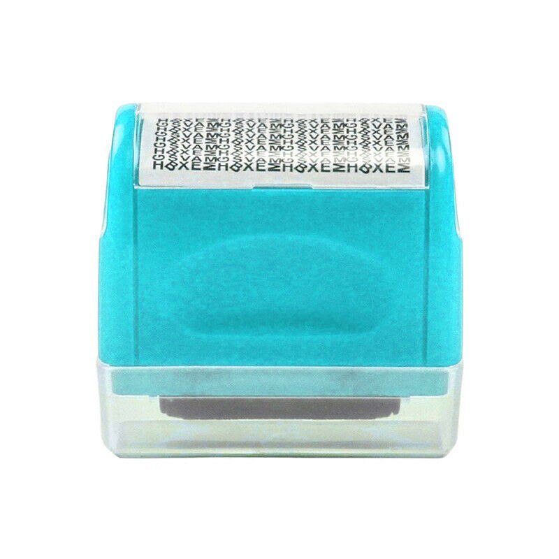 Privacy Information Protect Identity Theft Protection Privacy Security Stamp Hide ID Protect Roller Guard: Blue