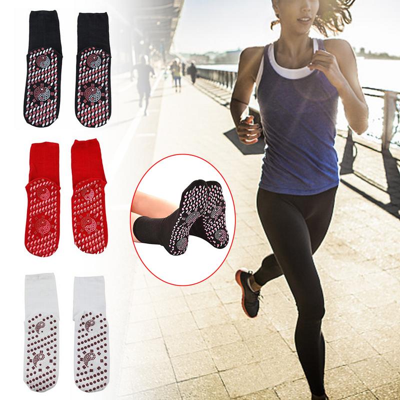 Sport Fitness Massage Socken Atmungsaktivem Turmalin Magnet Therapie Massager Selbst-Heizung Gesundheit Fußpflege Socken