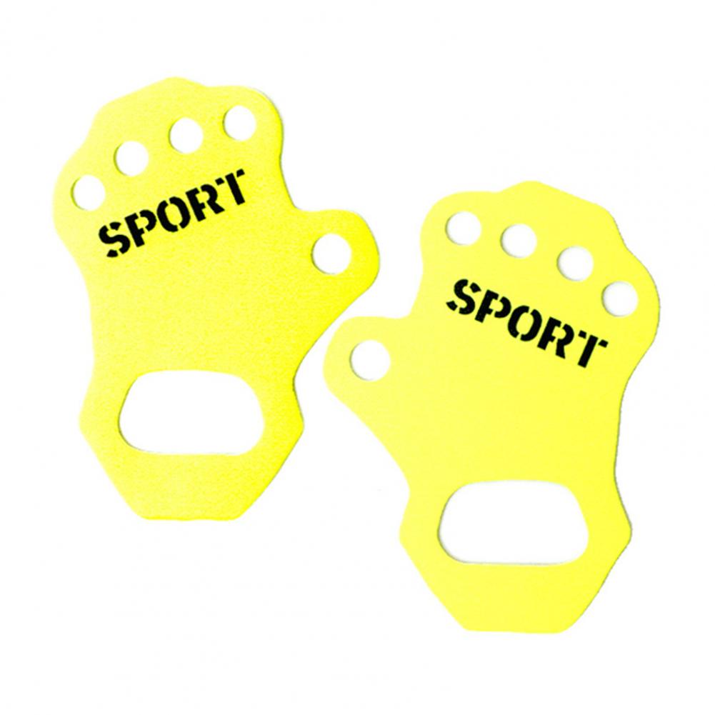 Gants d'entraînement antidérapants, paume d'haltérophilie, poignées de traction, Fitness, gymnastique, gants d'entraînement, protection des mains: green / L