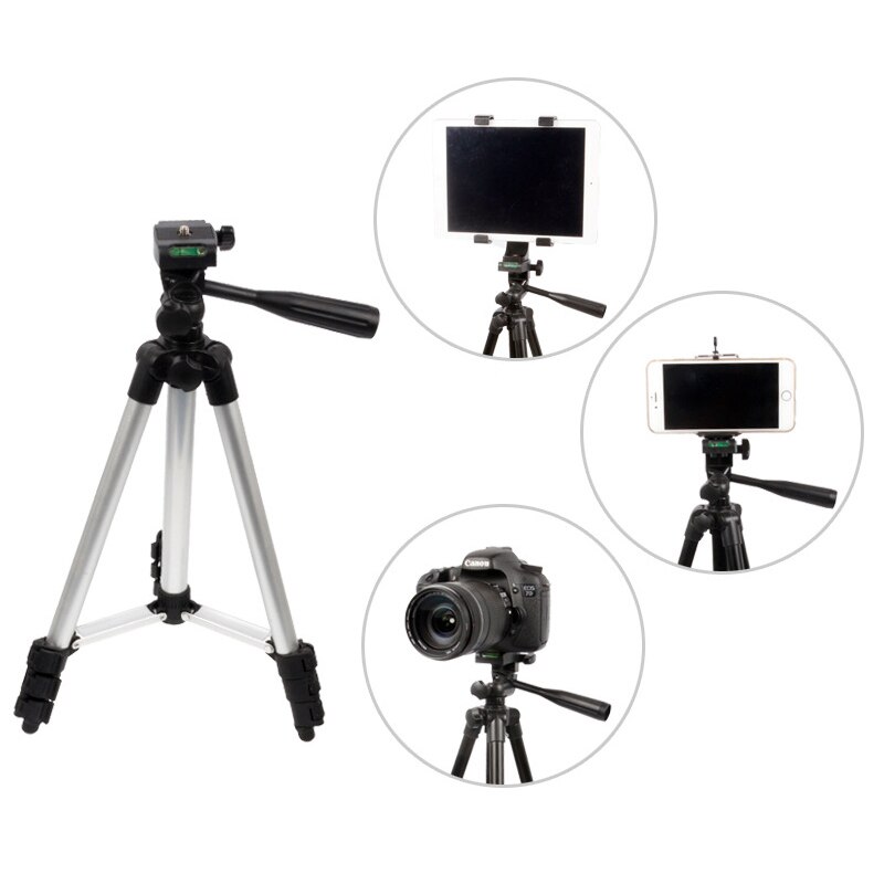 Auminum Camera Tripod Stand Light Weight Adjustable Cell Phone Tripod AS99