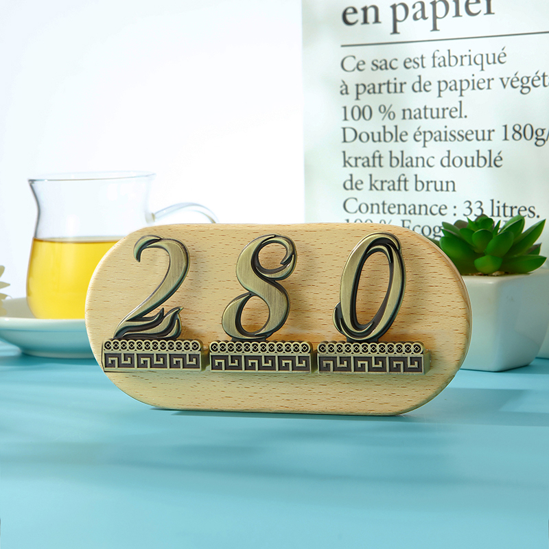 1pc 3d Ziffern tür Plakette geprägte Tür nummer selbst klebende Hausnummer für Wohnung Hotel Heimat Briefkasten Etikett draussen #0-9
