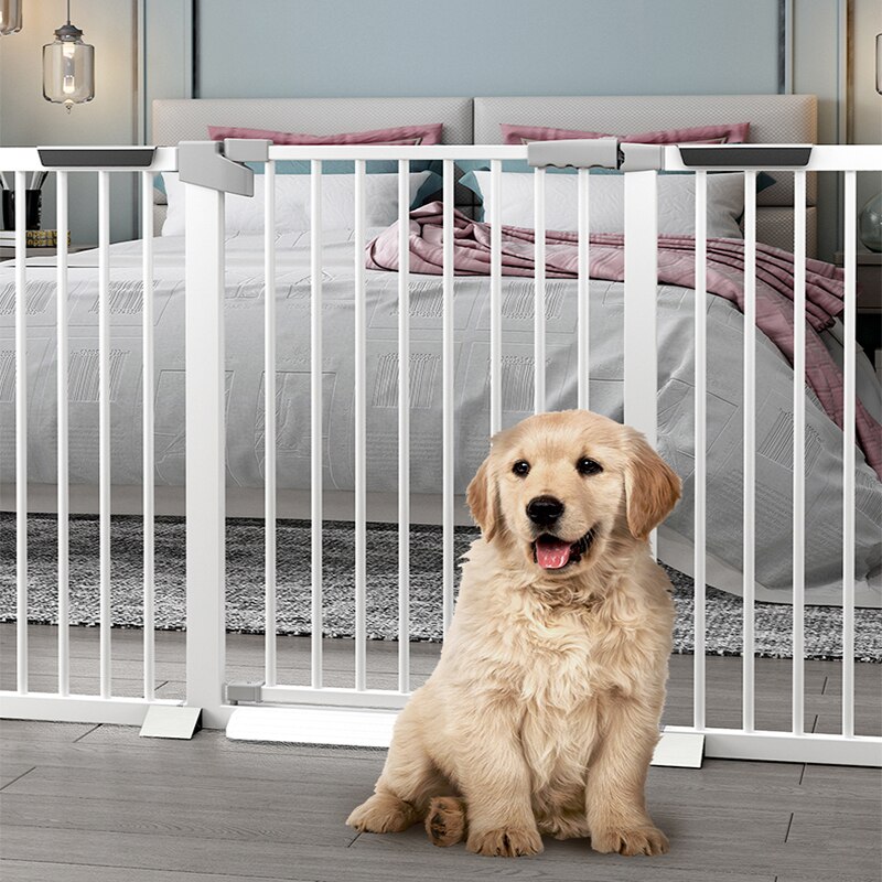 Child Safety Gate Baby Stairs Entrance Guardrail Punch-free Child Protection Fence Pet Dog Isolation Gate Two-way Door Fence