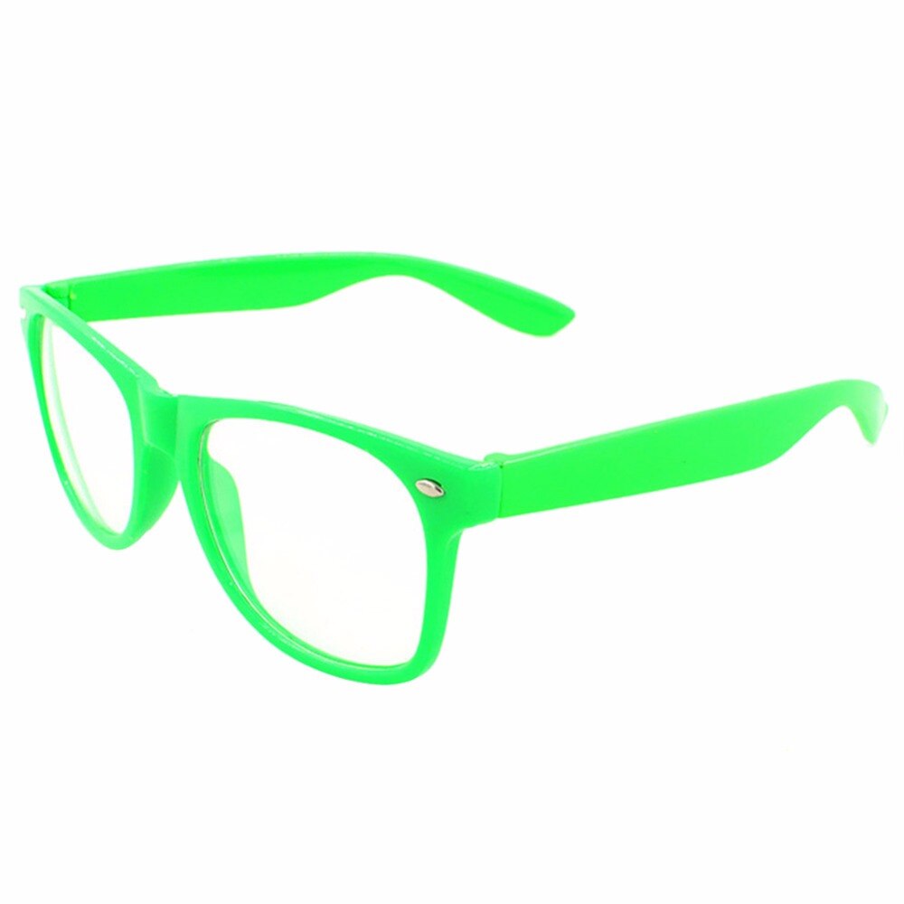 Trendy Unisex Men Women Eyewear Frames Clear Lens Glasses Square Frame 9 Colors