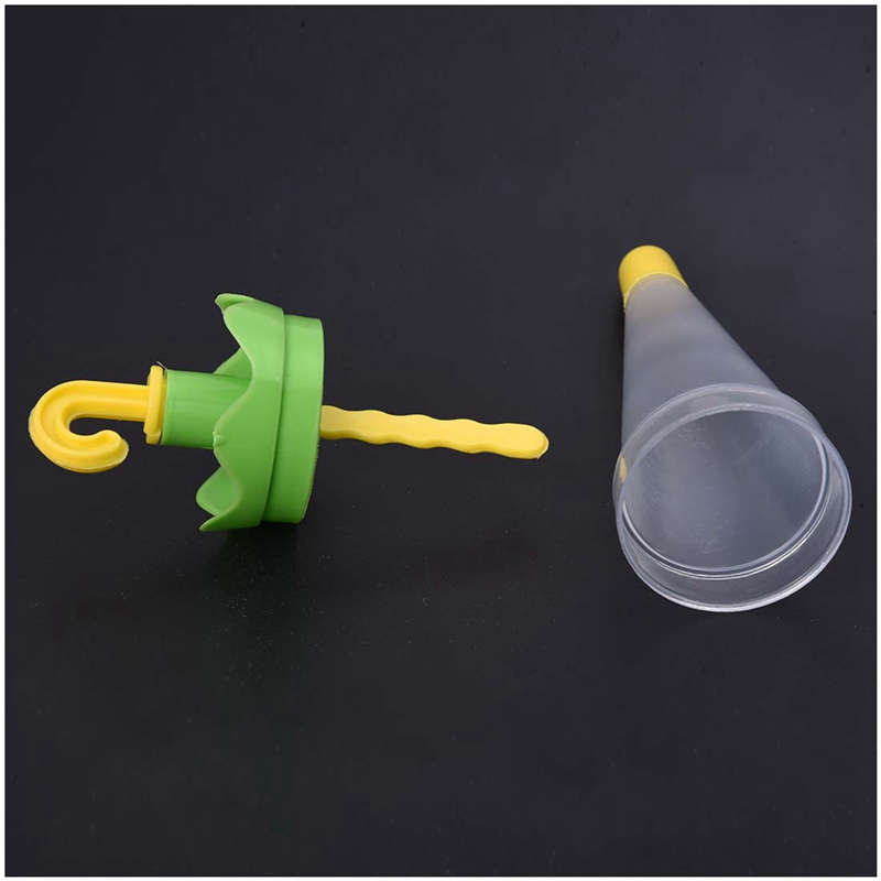 6 x Umbrella 6 Cell Frozen Ice Cream Pop Mold Popsicle Maker Lolly Mould Tray