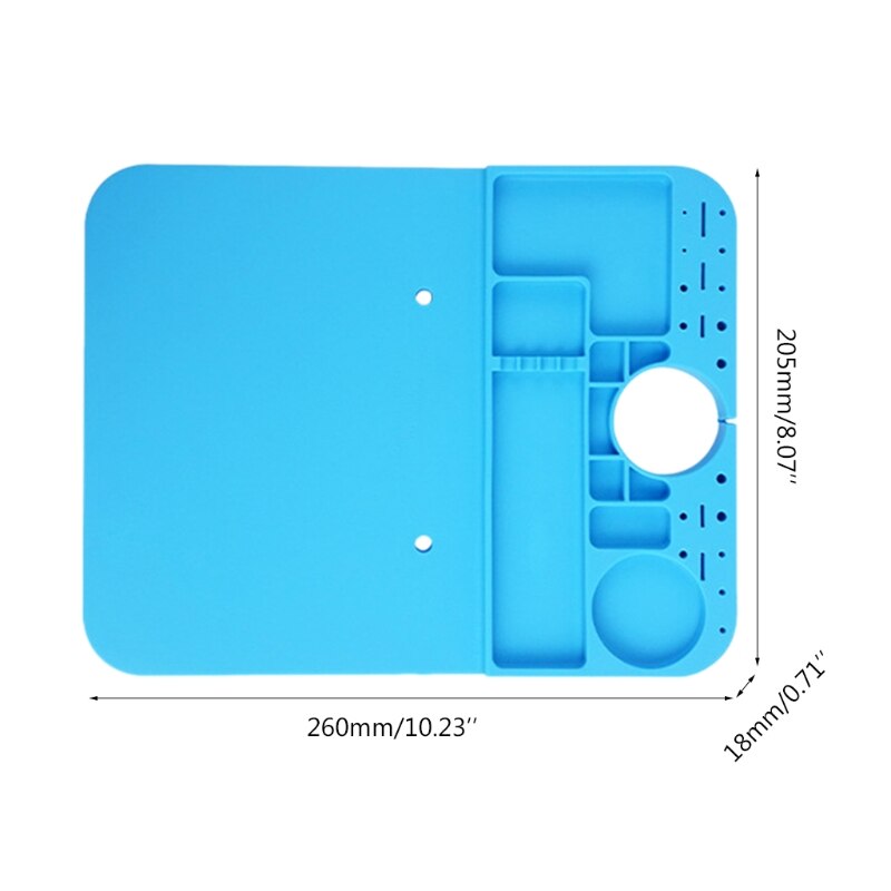Microscope Soldering Mat Anti Static Welding Thermal Insulation Silicone Pad