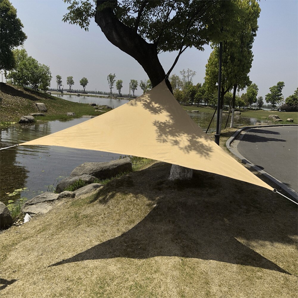 Shade Canopy Accessories Waterproof Quick Drying Camping Awning Hiking Durable Portable Anti UV Sunscreen Outdoor Triangle