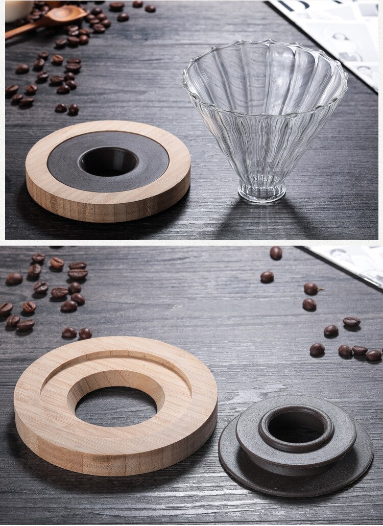 Seluna  v60 häll över glaspanna 600ml sortiment kaffeserver kruka filter karaff dropp kaffekanna tekanna bryggeri barista percolator