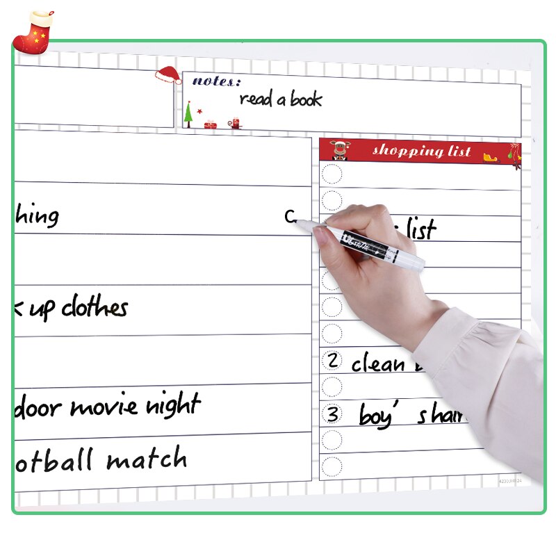 flexibel Magnetische Advent Weihnachten Zeit Zeitplan Kalender Löschbaren Lebensmittel Zu tun Liste Hinweis Weihnachten Wöchentlich Monatlich Planer Veranstalter