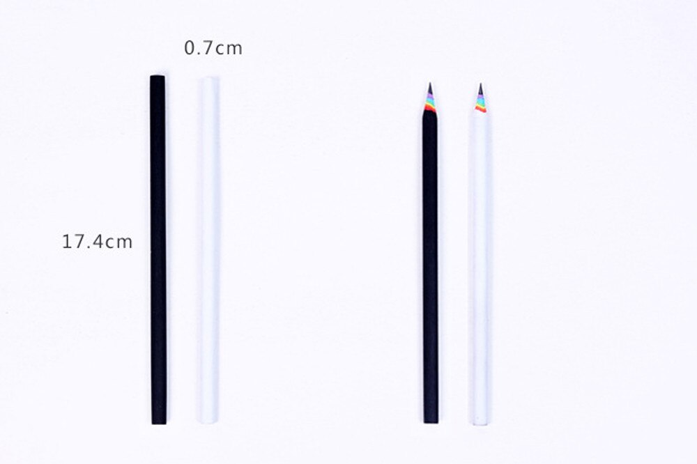 1pcs Black And White Wood Colored Pencils Set PU Pencil Case Artist Painting Drawing Sketch Art Supplies Sketch School #30