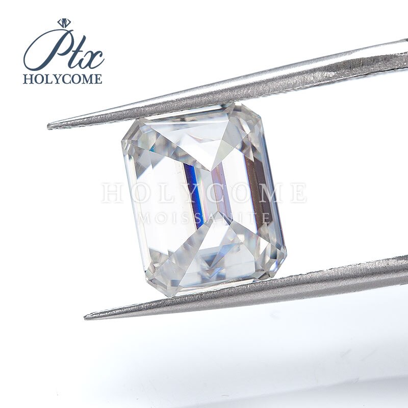 2020 wuzhou holycome jóias moissanite fabricação esmeralda pedra de corte