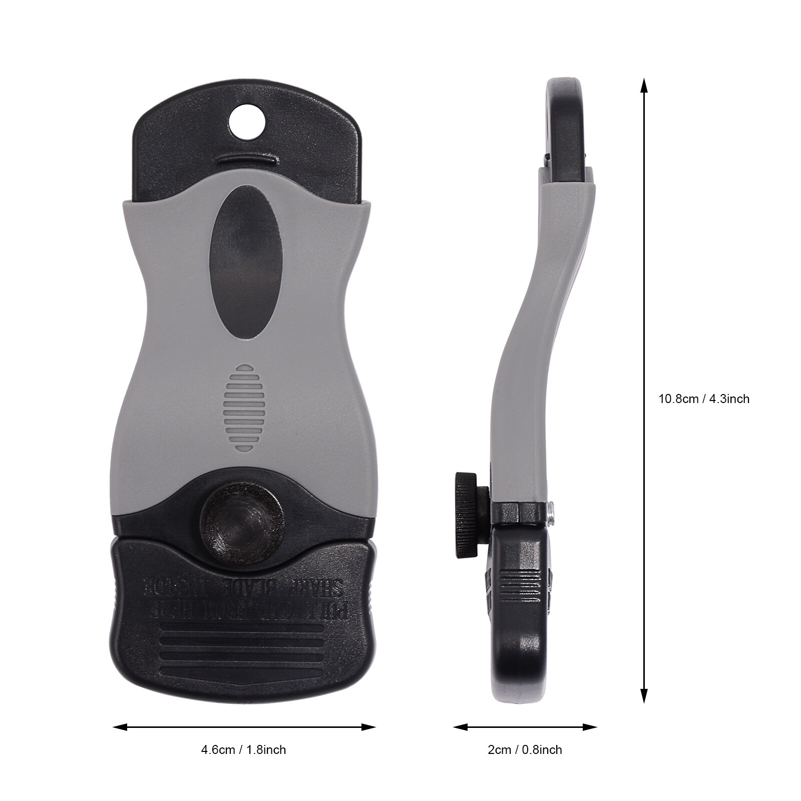 Ehdis 2Pcs Cleaning Wrap Vinyl Zuigmond Met Reservemesjes Glas Lijm Sticker Remover Scheermes Schraper Plastic Window Tint Auto gereedschap