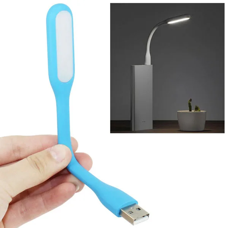 USB LED Light Emergency Lamp Flexible Bendable Reading Book Light Portable Mini Night Light for Power Bank Computer PC Laptop
