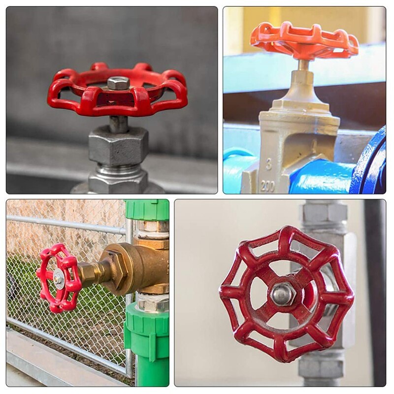 Replacement Gate Valve Handwheel Broach In External Metal Faucet Pipe Water Faucet Handle