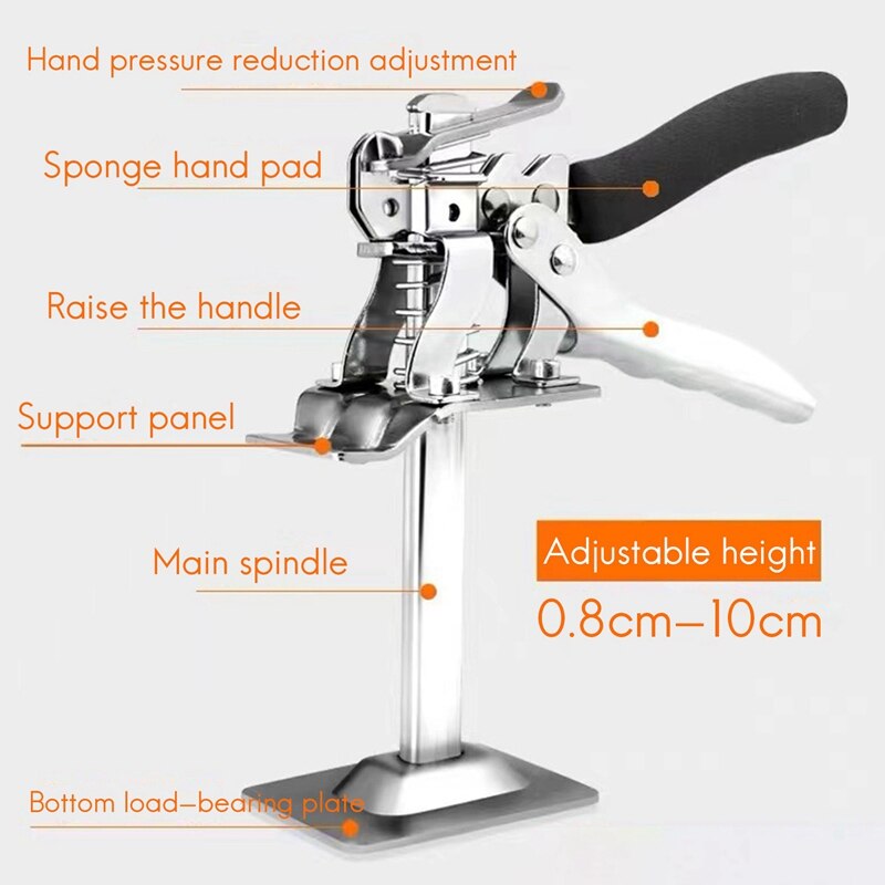 Tile Height Adjuster, Manual Lift Locator, Wall Tile Leveler, Top Height Device, Mason Auxiliary Tool