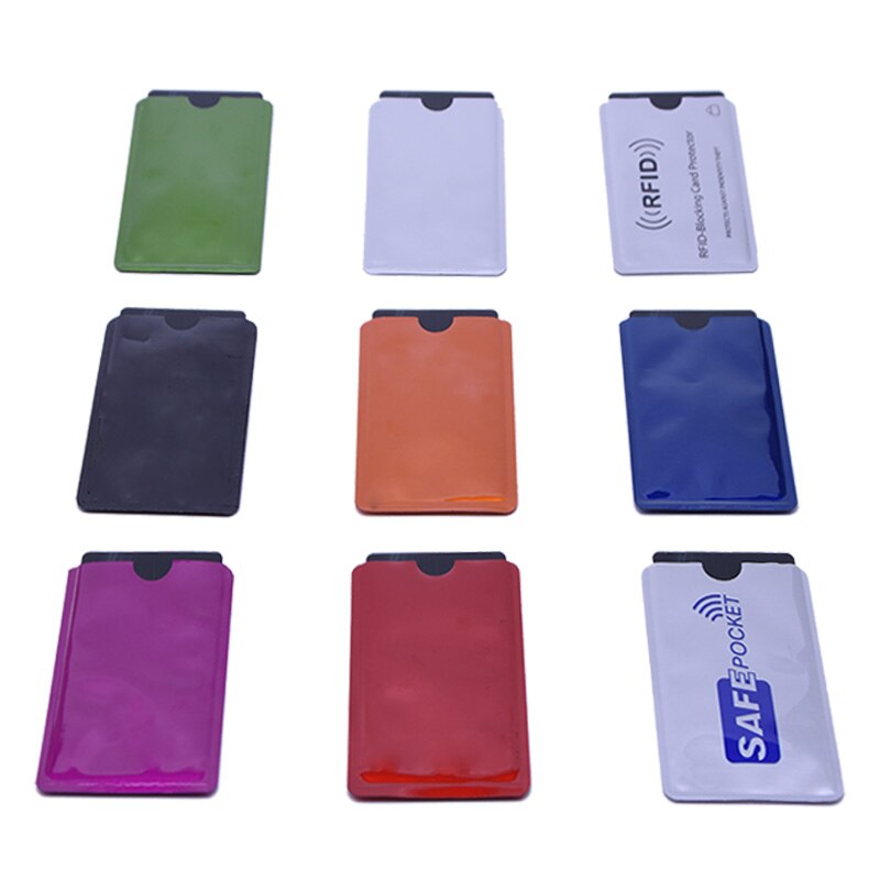 50Pcs/Set RFID 13.56mhz IC RFID Card Protection Shielded Sleeve Card Blocking NFC Security Card Prevent Unauthorized Scanning