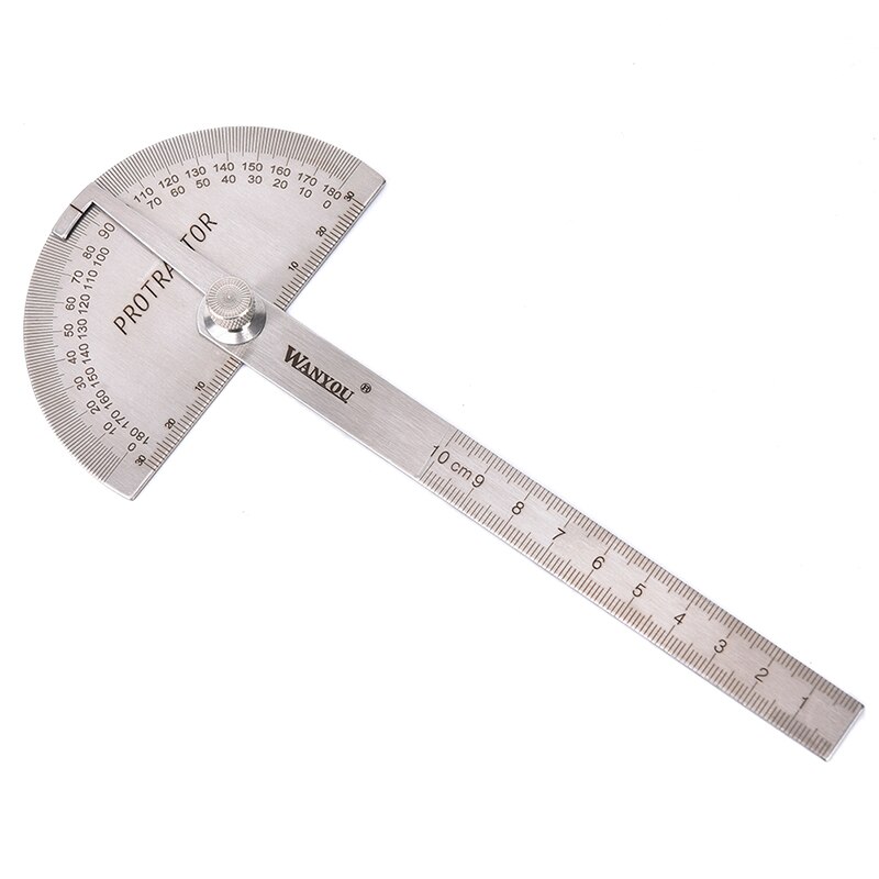 180 degree Protractor Angle Finder Stainless Steel Rotary Measuring Ruler For Woodworking Tools for Measuring Angles