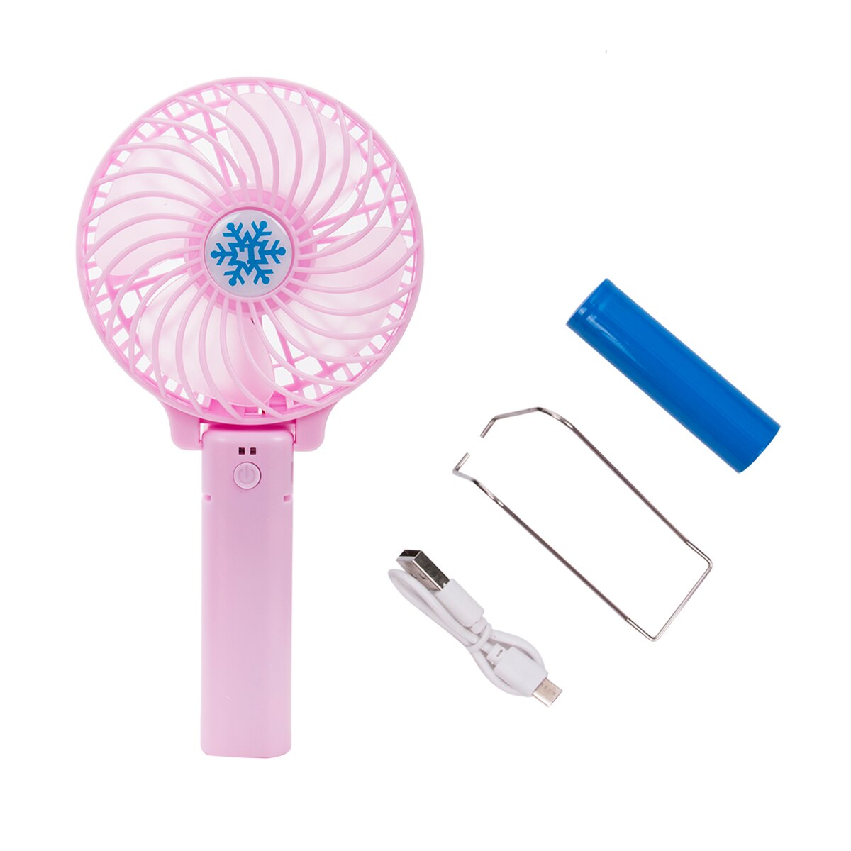 Summer Portable Mini USB Powered Fan Rechargeable Personal Fan for Desktop Office Table USB Cooling Fans: pink