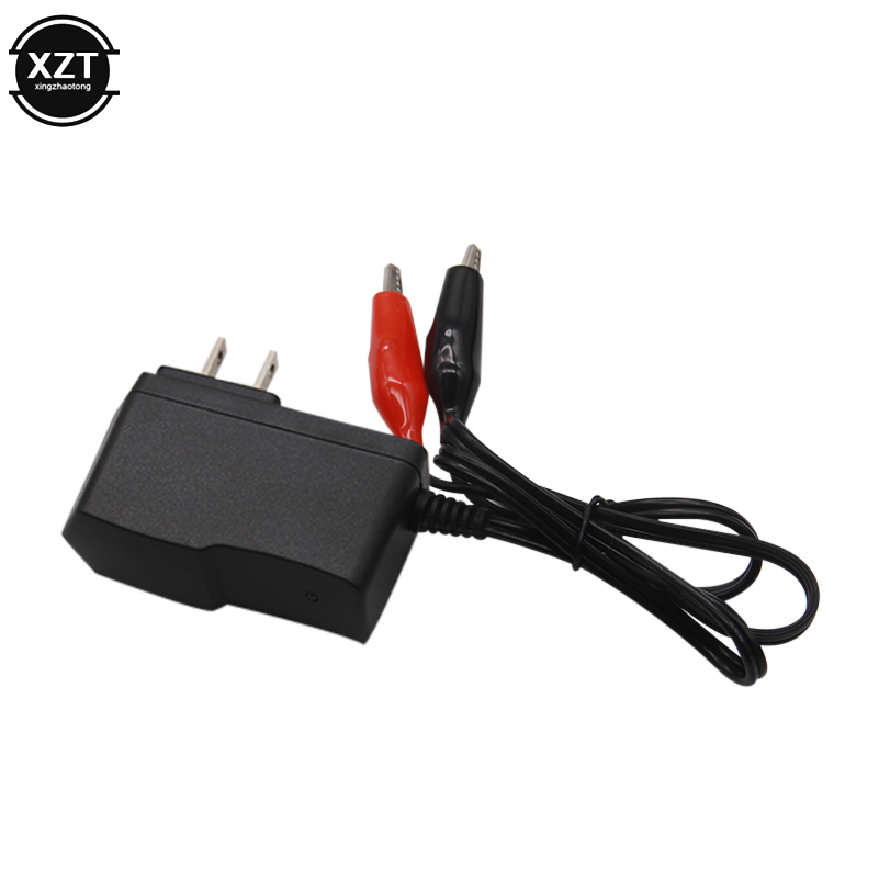 Cargador de batería automático Universal, 6V, 1A, para cochecito de bebé, coche de juguete, motocicleta, baterías selladas de plomo y ácido, enchufe europeo y estadounidense