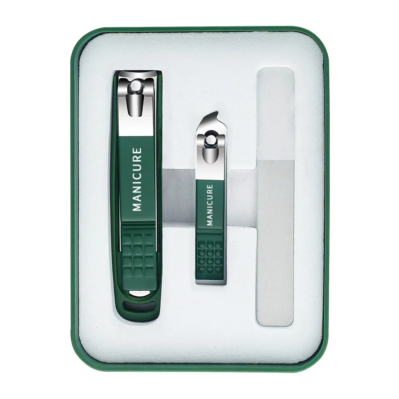 nagelknipper set een volledige set hoogwaardige mannen en vrouwen op speciale nagels knippen nagelknipper pedicure gereedschapskisten: WIT