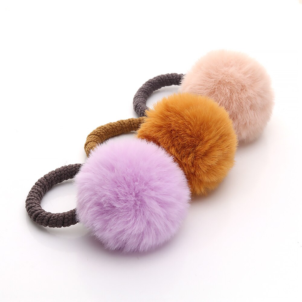 10 pz/lotto Palla di Pelo Legami Elastici Delle Ragazze coda di cavallo titolare Bambini Elastico Dei Capelli Corda Dei Capelli impostato Accessori per La Bella Ragazza delle donne