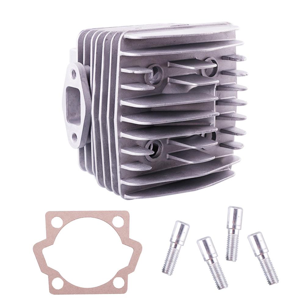 47mm Gas Motorized Cylinder Body Gas Engine Cylinder 2 Stroke Motor for 66cc/80cc Motorized Bike Bicycle