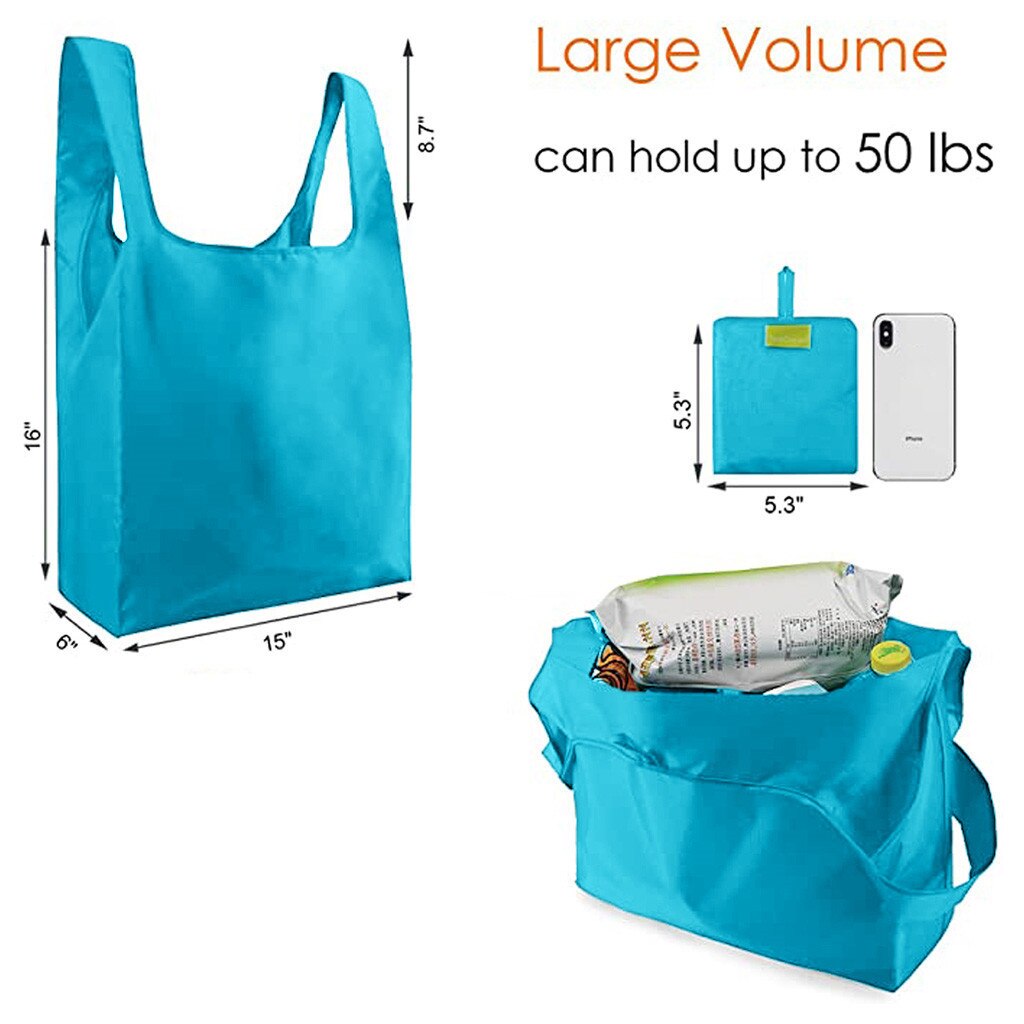 Dames opvouwbare boodschappentas herbruikbaar eco groot unisex stof non-woven schoudertassen tote boodschappentassen stoffen tas  #50