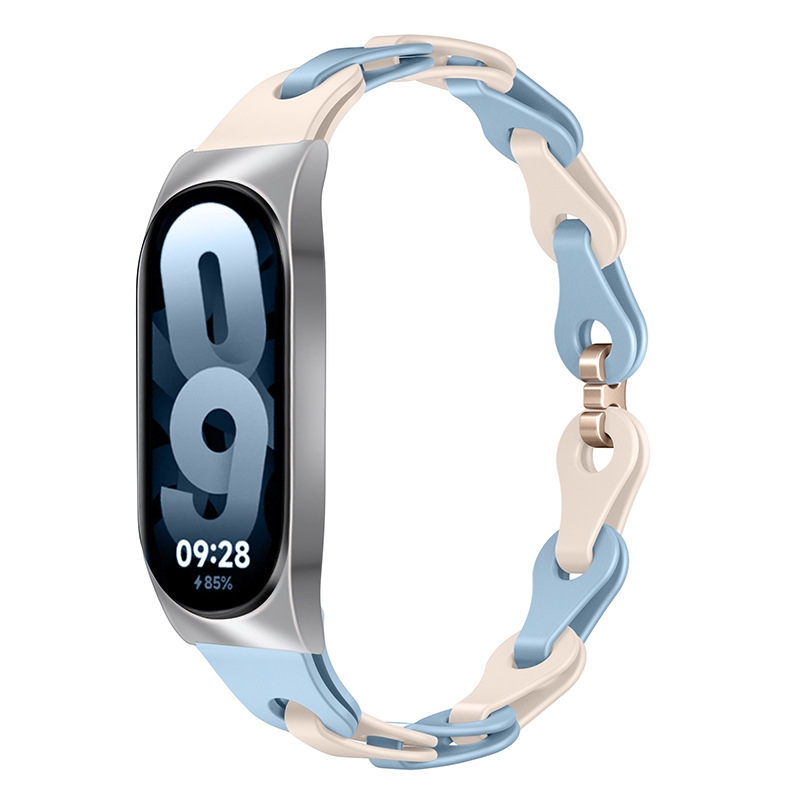 Holle siliconen band voor Xiaomi Mi Band 9 Mi 9 Officiële stijl vervangende horlogeband armband voor Xiaomi Mi Band 8 Mi Band 9 riem