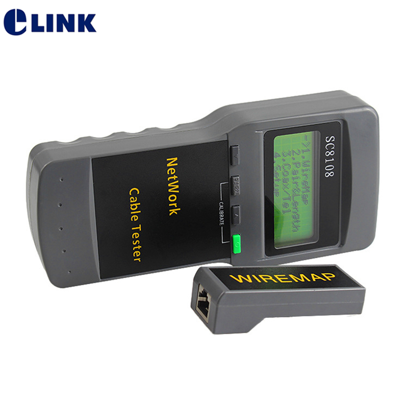 Kabel Tracker C8108 CAT5 RJ45 Netwerk Kabel Tester Breekpunt Finder Lengte Test Afstandsmeter SC8108