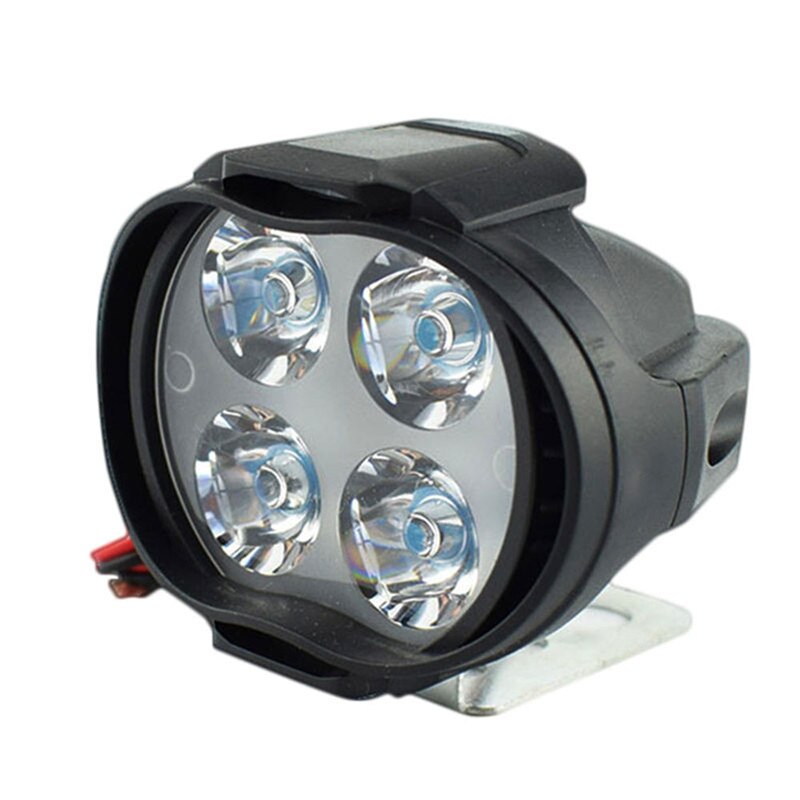 Motorfiets Led Koplamp Lamp 12W Scooters Locomotief Fog Spotlight Super Licht Assist Achteruitkijkspiegel Licht
