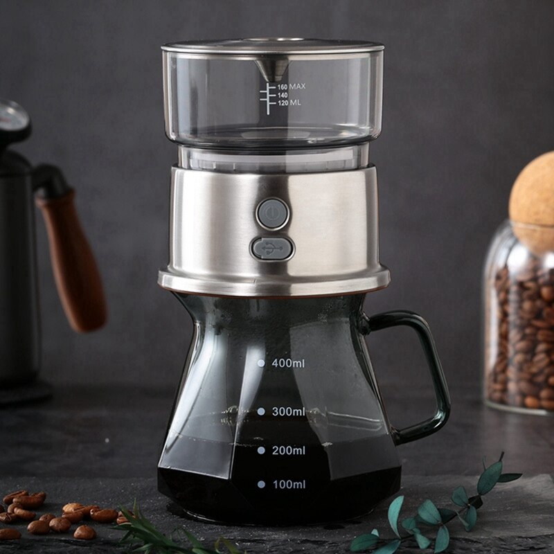 Mini Drip Coffee Pot Portable Drip Coffee Maker Home Use Espresso Machine Coffee Brewer Automatic Coffee Machine