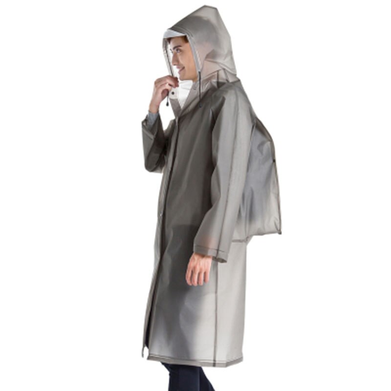 Transparent Rain Coat Female Long Waterproof Jacket Poncho Female Rain Cover Chuva Jacket Veste Anti Pluie Rain Gear L: Type3 / L