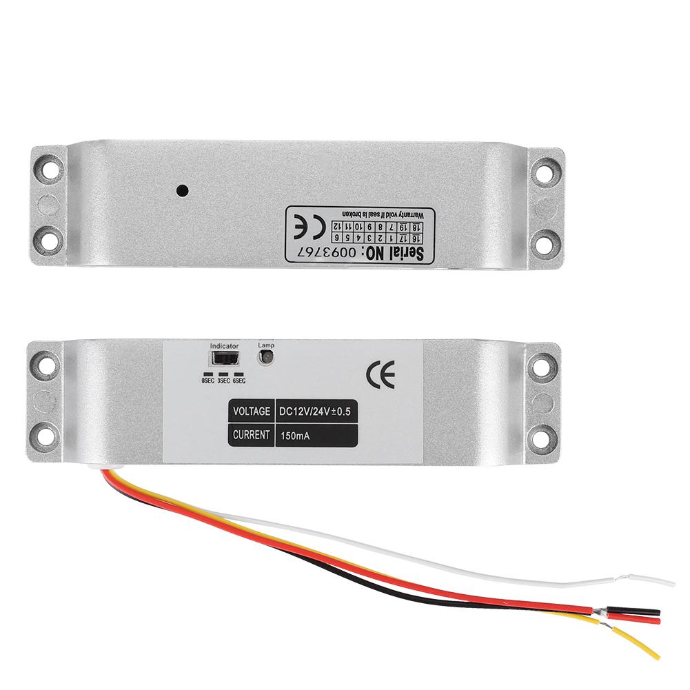 DC12V 1000KG Electric Door Lock Magnetic Induction Gate Entry Access Control Magnetic Gate Lock 0s/3s/6s delay Function