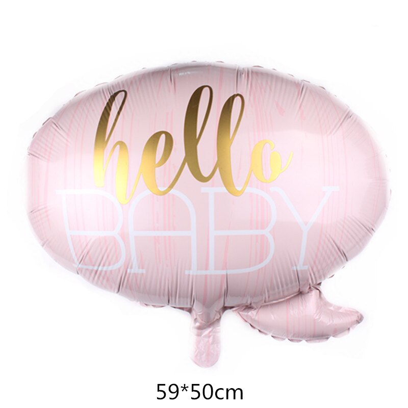 Dreng/pige dejlige fødder ballon baby shower fod aluminiumsfolie balloner fødselsdagsfest baby shower bryllup dekoration tegneserie hat: 3